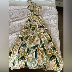 Tiered Maxi Dress with Open Back